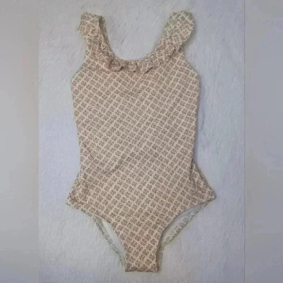 Boden Tie Back Frilly Swimsuit - Picture 3 of 6